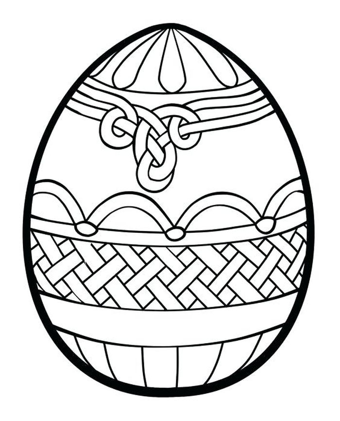 Easter Eggs Coloring Pages Printable