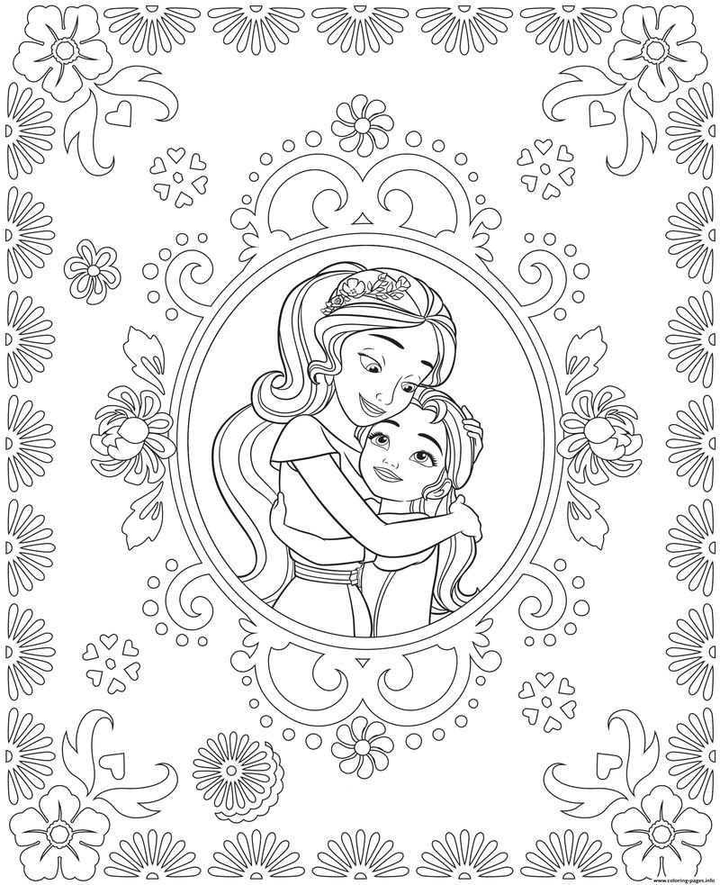 Elena Of Avalor Coloring Pages Estrella