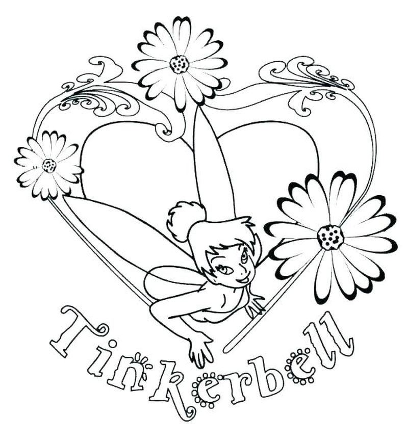 Emo Tinkerbell Coloring Pages