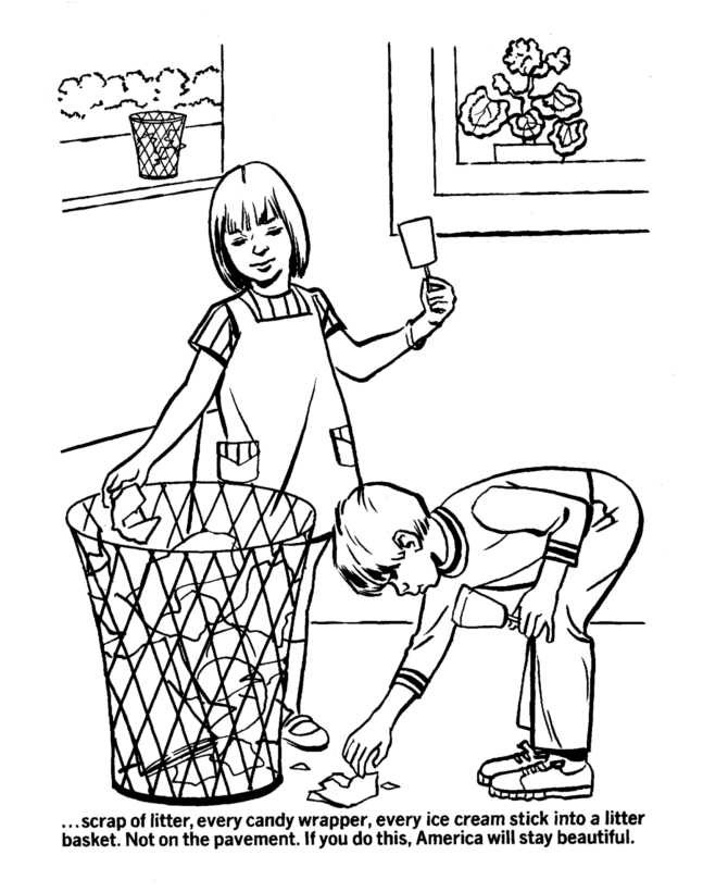 Environmental Awareness Coloring Pages Free Printable