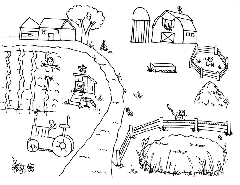 Farm Animal Coloring Pages Pdf