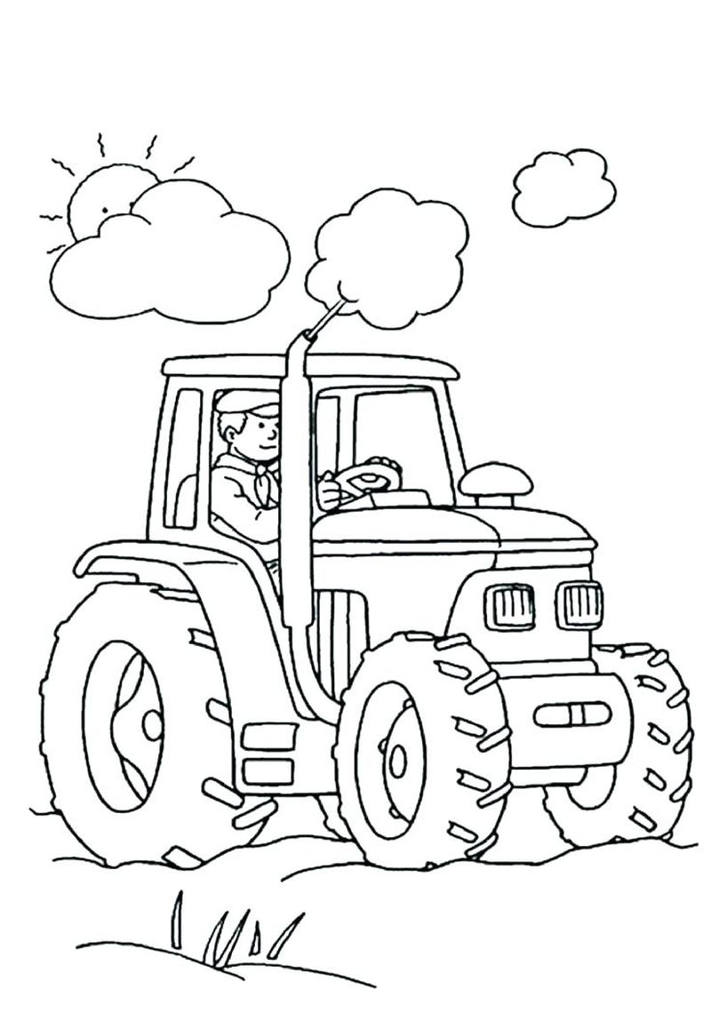 Farm Coloring Pages Preschool