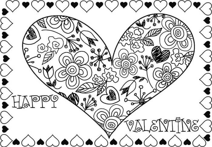 February Coloring Pages To Print