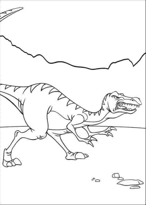 Ferocious Dinosaur Coloring Pages