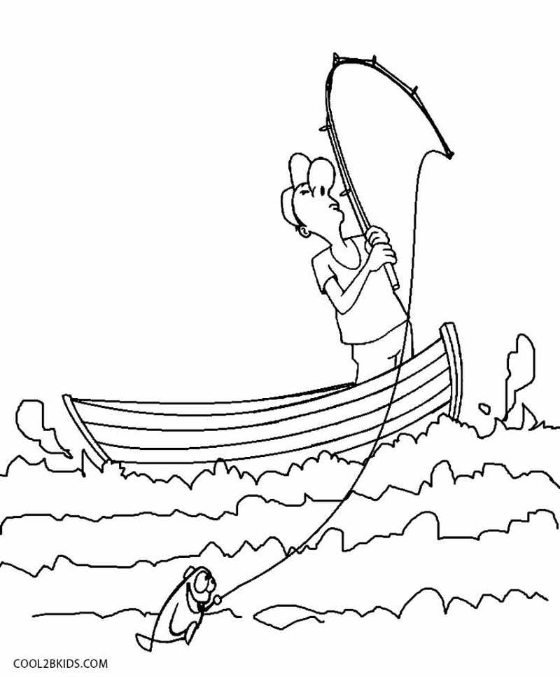 Fishing Boat Coloring Pages