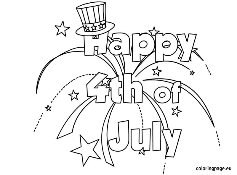 Free 4th Of July Coloring Pages Printable