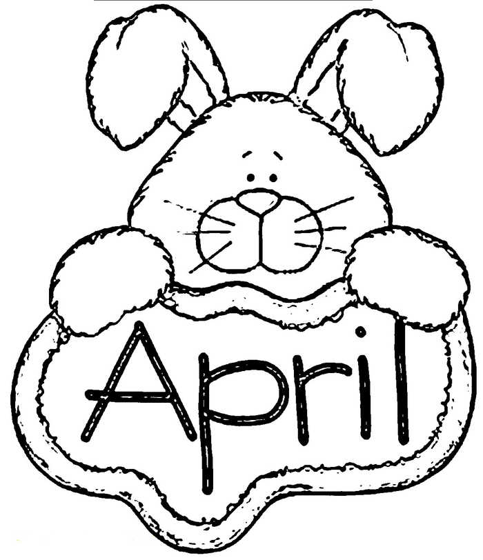 Free April Coloring Sheets To Print