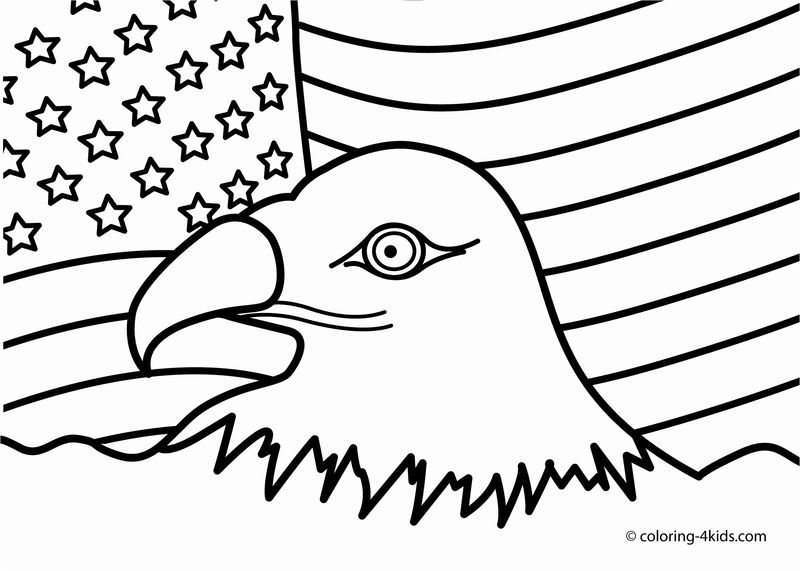 Free Coloring Pages For Kids. 4th Of July