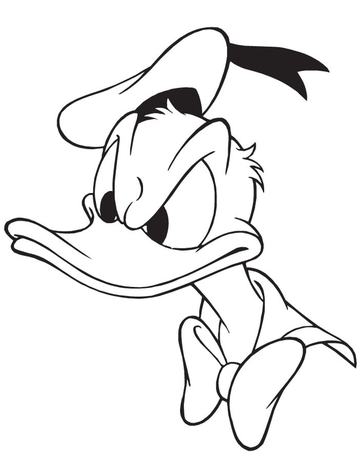 Free Donald Duck Online Coloring Pages