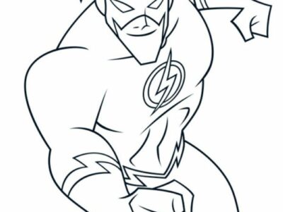 Free Flash Coloring Page