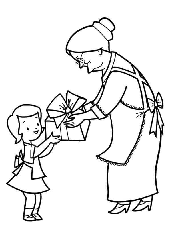 Free Grandparents Day Coloring Pictures