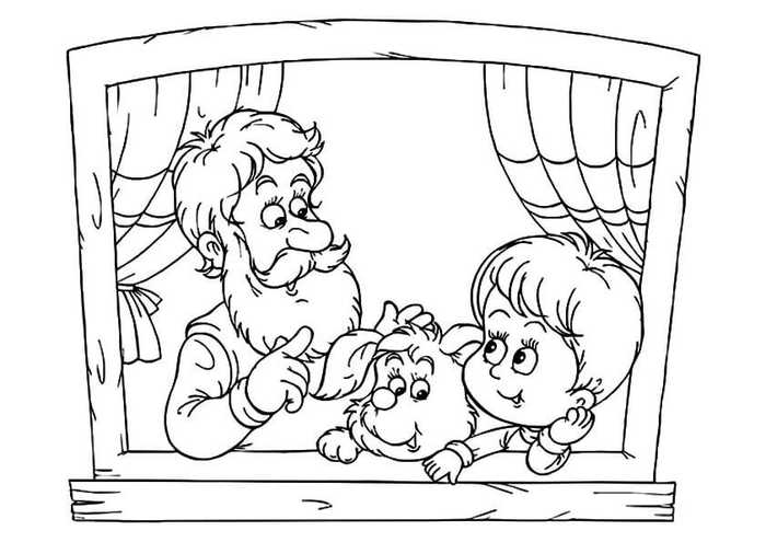 Free Grandparents Day Coloring Sheets