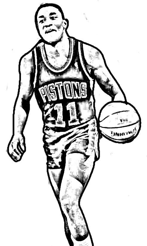 free isiah thomas coloring pages