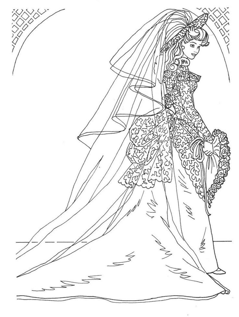 Free Precious Moments Wedding Coloring Pages