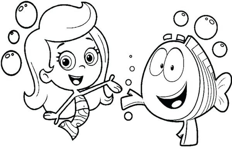 Free Printable Bubble Guppies Coloring Pages