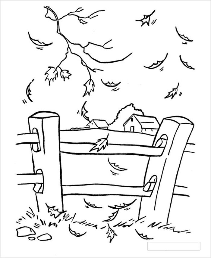 Free Printable Coloring Pages Autumn