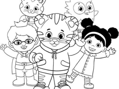 Free Printable Daniel Tiger Coloring Pages