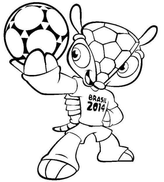 Free Printable Fifa World Cup Coloring Pages