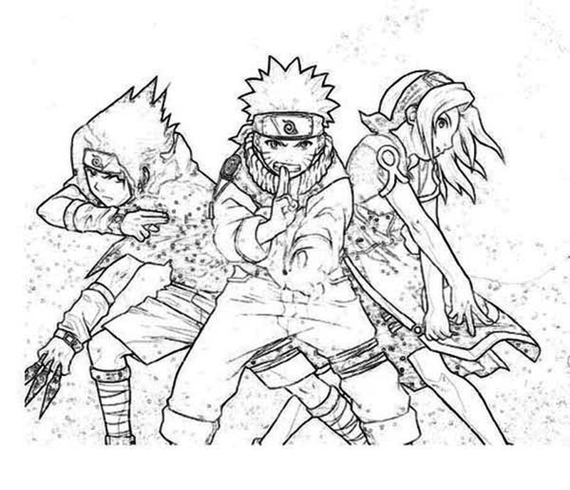 Free Printable Naruto Coloring Pages