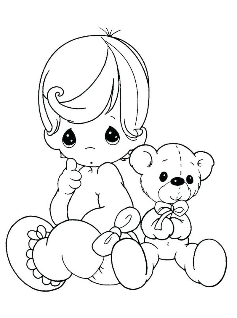 Free Printable Precious Moments Wedding Coloring Pages