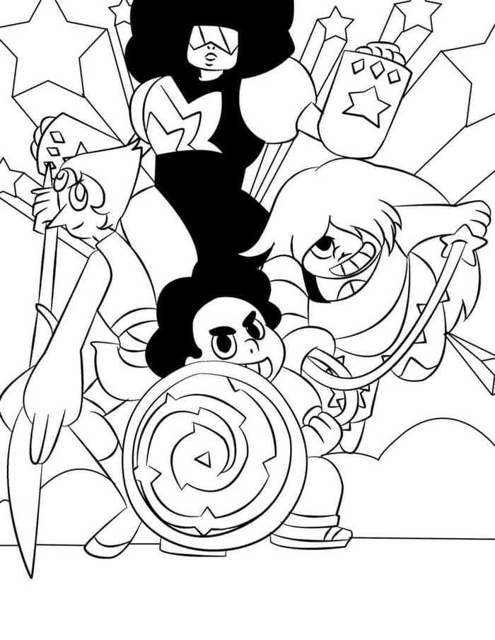 Free Printable Steven Universe Coloring Pages