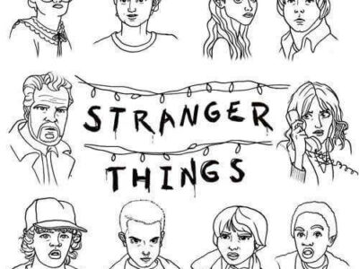 Free Printable Stranger Things Coloring Page