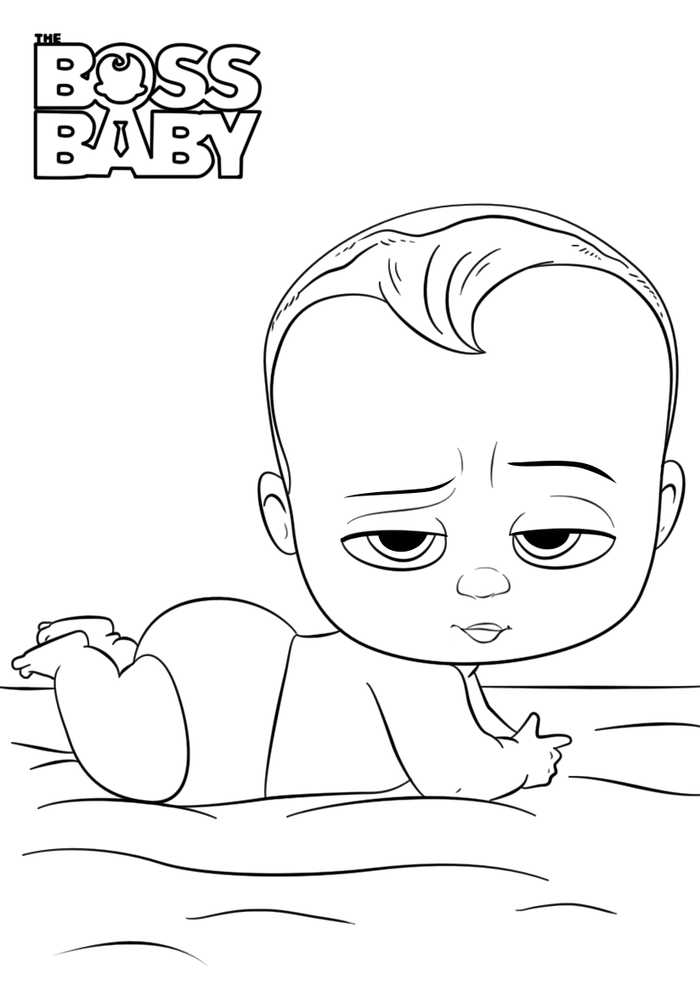 Free Printable The Boss Baby Coloring Pages