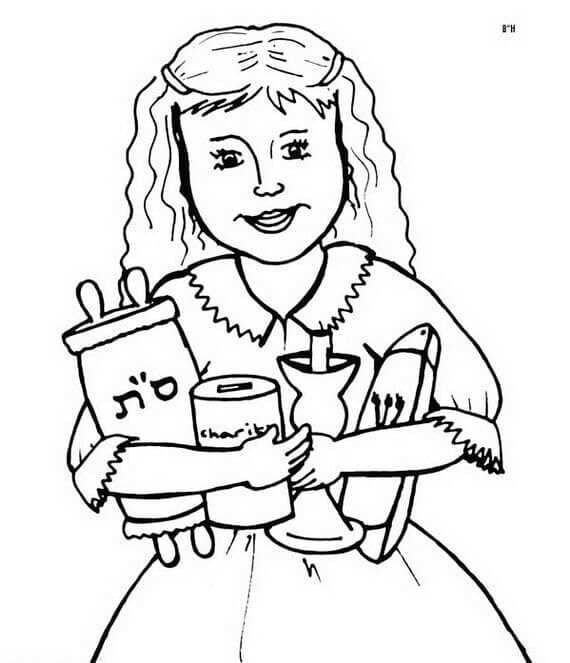 Free Rosh Hashanah Coloring Printable