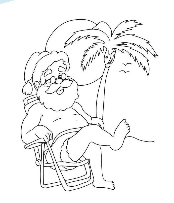 Free Santa Coloring Pages To Print