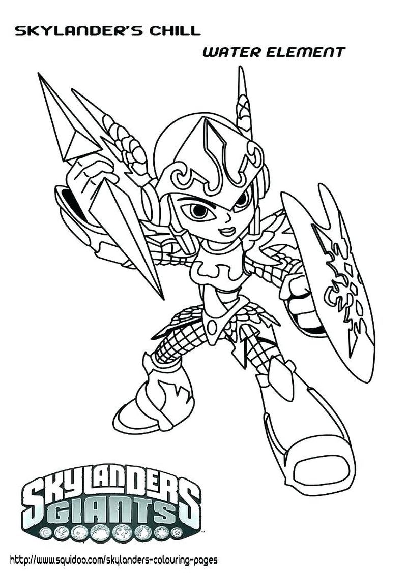 Free Skylanders Giants Coloring Pages