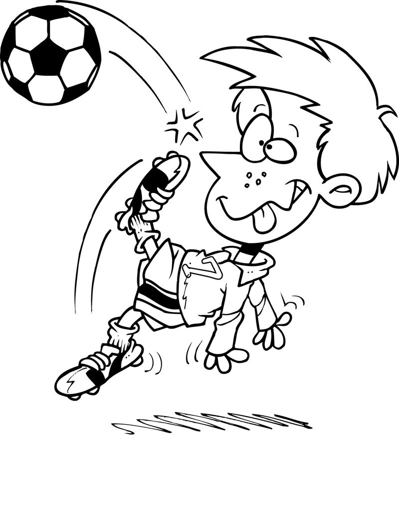 Free Soccer Ball Coloring Pages