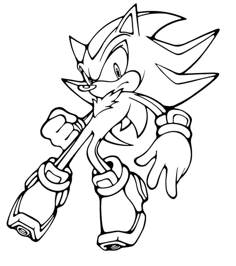 Free Sonic Coloring Pages to Print