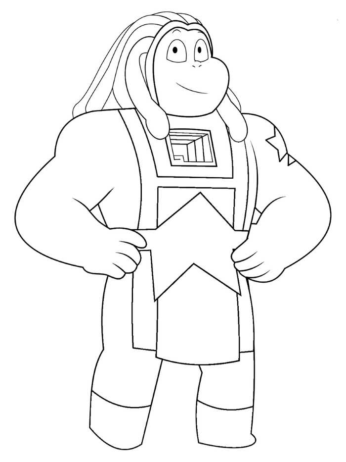 Free Steven Universe Coloring Images Bismuth