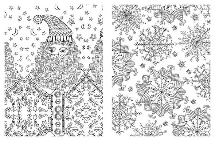 Free Winter Coloring Page For Adults