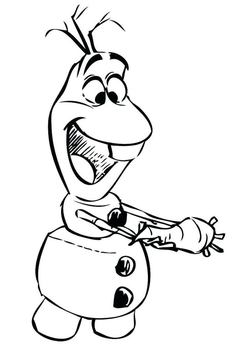 Frozen Coloring Pages Olaf