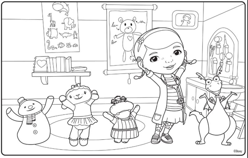 Fun Doc McStuffins Coloring Pages