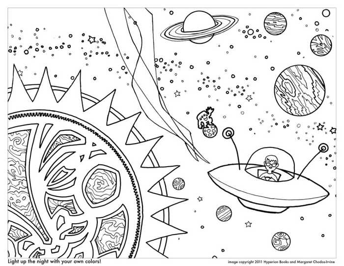 Fun Planet Coloring Pages