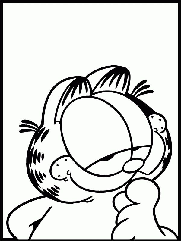 Garfield Coloring Pages For Kids