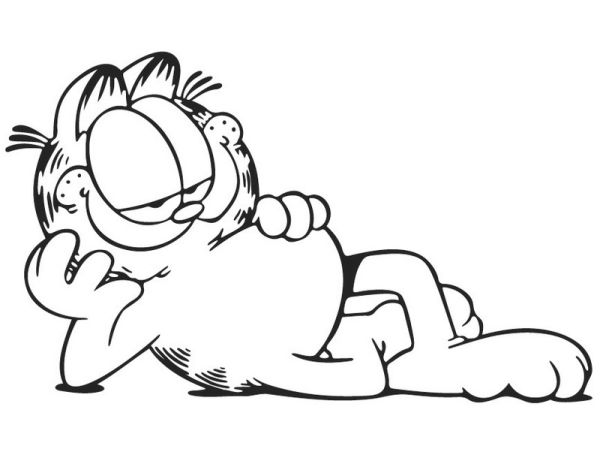 Garfield the Movie Coloring and Activity Page