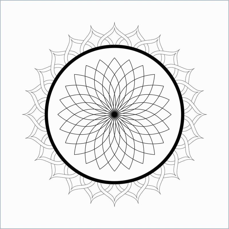 Geometric Coloring Pages Free Printable