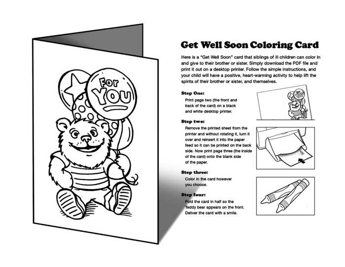 Get Well Soon Card Template