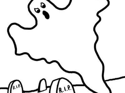 Ghost Coloring Pages