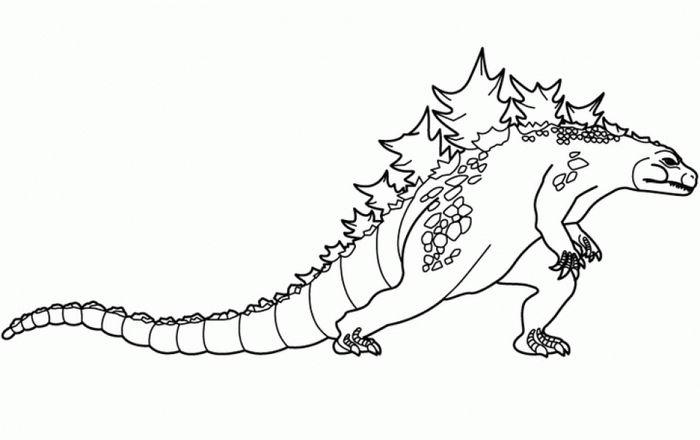 Godzilla Coloring Pages