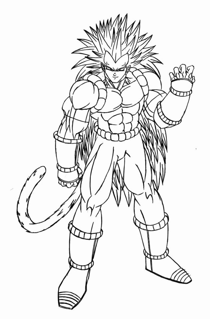 Goku Super Saiyan Coloring Pages