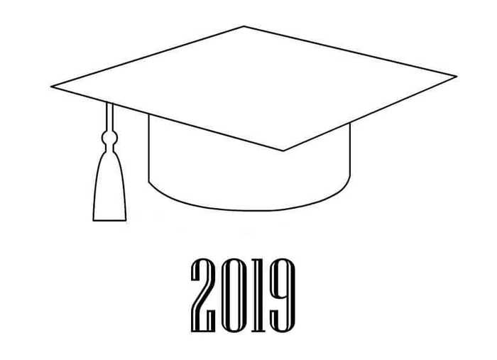 Graduation Coloring Page