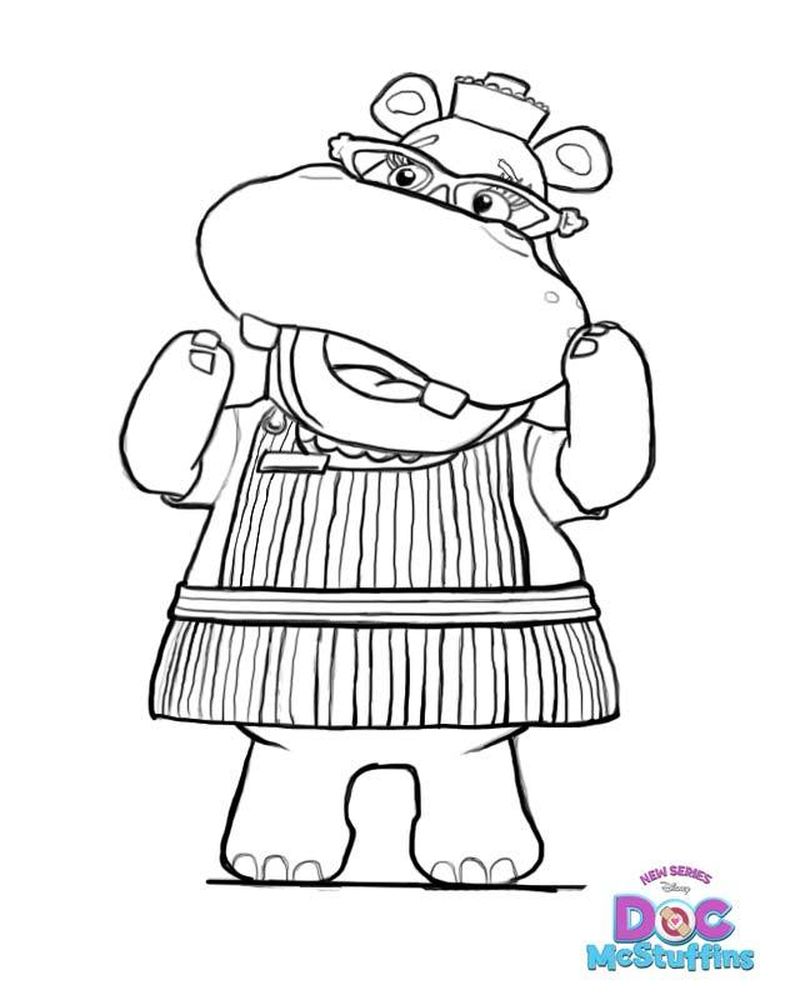 Hallie Doc McStuffins Coloring Pages