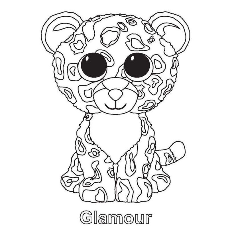 Halloween Beanie Boo Coloring Pages