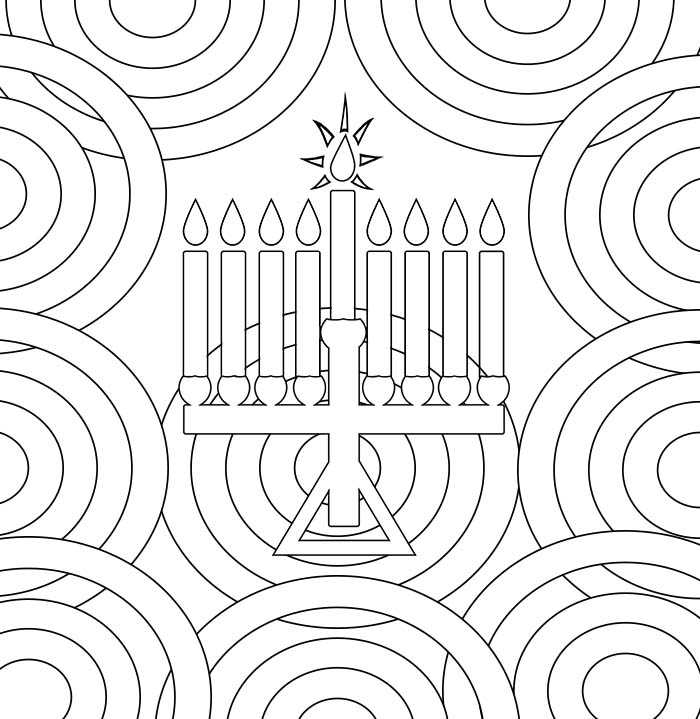 Hanukkah Coloring Pages