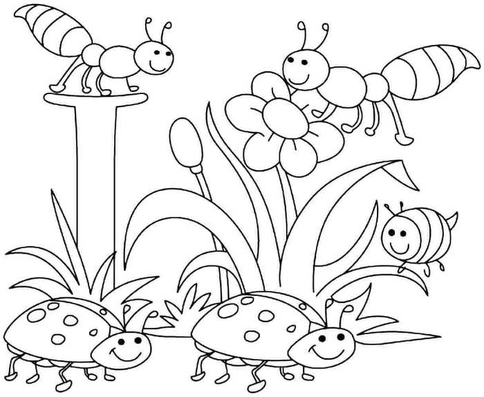 Hello April Month Coloring Pages For Preschoolers