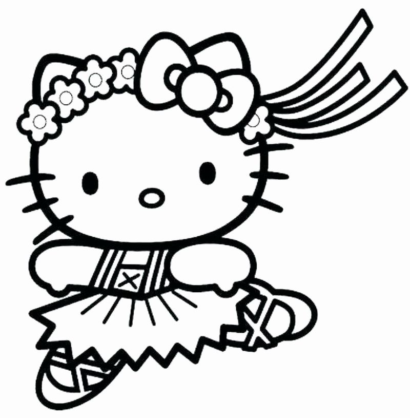 Hello Kitty Coloring Pages Printable Free